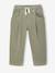 Pantalon fille velours forme loose Léopard+vert de gris+vieux rose 7 - vertbaudet enfant 
