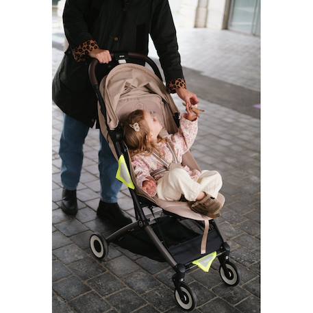Patchs réfléchissants multi-supports Jaune fluorescent 2 - vertbaudet enfant 