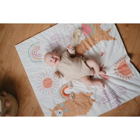 Tapis d'éveil nomade alpaga Rose 2 - vertbaudet enfant 