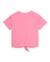 T-shirt fille en maille avec nœud sur le devant Rose 2 - vertbaudet enfant 