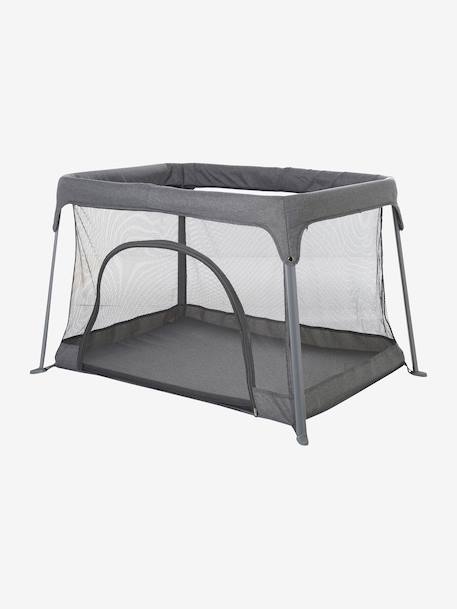 Lit parapluie Light avec fenêtre gris chiné 1 - vertbaudet enfant 