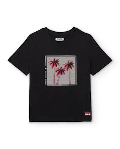 T-shirt garçon en maille avec imprimé graphique  - vertbaudet enfant