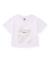 T-shirt fille en maille avec imprimé métallisé Blanc 1 - vertbaudet enfant 
