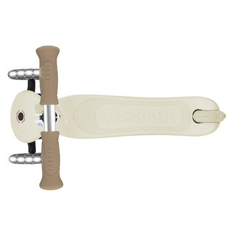 Trottinette enfant avec roues lumineuses, de 3 à 7 ans, Primo Lights signature Taupe+Vert sauge 2 - vertbaudet enfant 