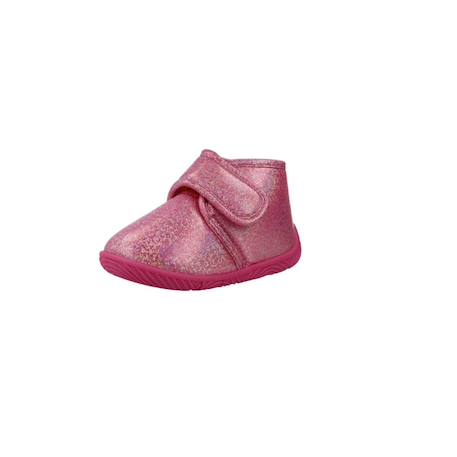 Chaussons fille modèle teddy Bleu 800+Rose 150 10 - vertbaudet enfant 
