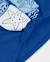 T-shirt pour fille en maille avec nœud décoratif au bas Bleu 4 - vertbaudet enfant 