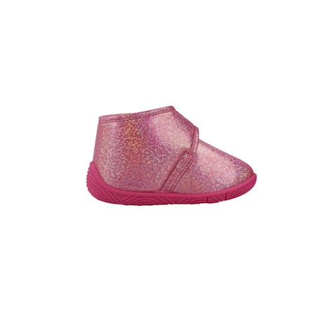 Chaussons fille modèle teddy Bleu 800+Rose 150 7 - vertbaudet enfant 