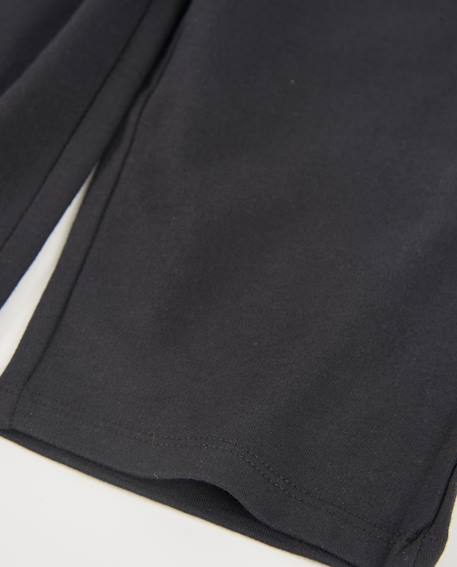 Pantalon en maille pour fille avec taille élastiquée Noir 4 - vertbaudet enfant 