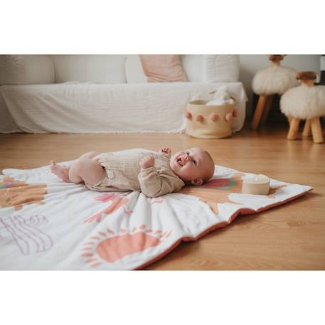 Tapis d'éveil nomade alpaga Rose 4 - vertbaudet enfant 