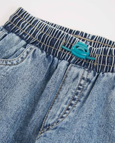 Pantalon garçon en denim Bleu 3 - vertbaudet enfant 