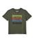 T-shirt garçon en maille avec graphique linéaire Vert 1 - vertbaudet enfant 