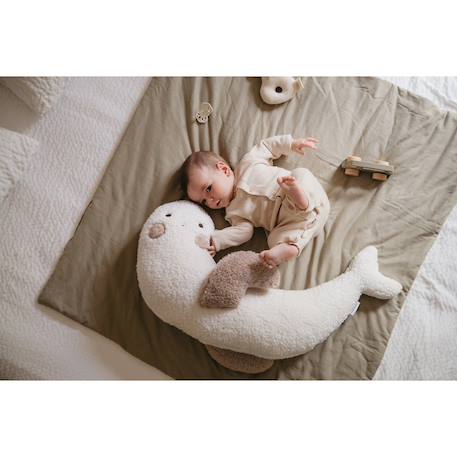 Coussin d'allaitement et de grossesse phoque Écru 2 - vertbaudet enfant 