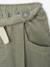 Pantalon fille velours forme loose Léopard+vert de gris+vieux rose 9 - vertbaudet enfant 