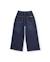Pantalon fille uni en tissu denim Bleu 3 - vertbaudet enfant 