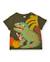 T-shirt garçon en maille avec fermeture à l’épaule Vert 1 - vertbaudet enfant 