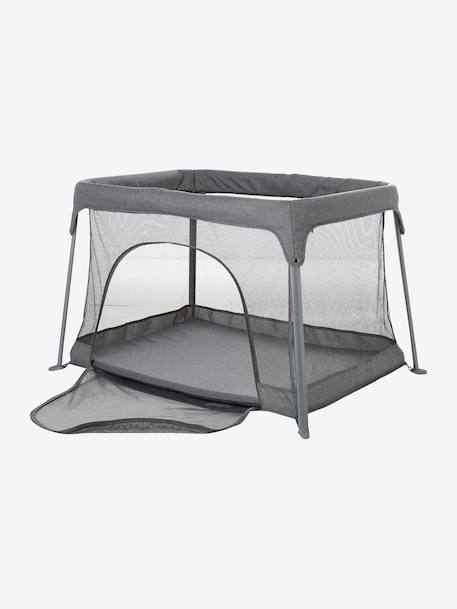 Lit parapluie Light avec fenêtre gris chiné 2 - vertbaudet enfant 