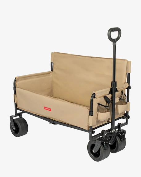 Chariot pliable convertible en banc plage Beige 1 - vertbaudet enfant 