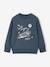 Sweat garçon col rond manches longues blanc chiné+bleu nuit+rouge chiné 6 - vertbaudet enfant 