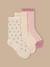 Lot de 3 paires de chaussettes fleurs Sorbet 1 - vertbaudet enfant 