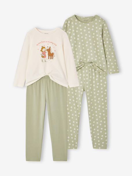 Fille-Lot 2 pyjamas fille