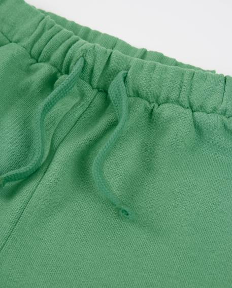 Pantalon garçon en maille avec taille élastiquée Vert 3 - vertbaudet enfant 