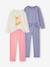 Lot 2 pyjamas fille écru 1 - vertbaudet enfant 