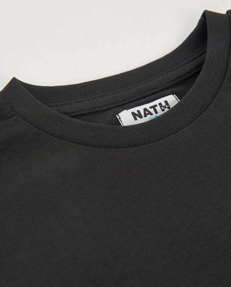 T-shirt garçon en maille au style urbain Noir 5 - vertbaudet enfant 