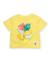 T-shirt fille en maille avec nœud décoratif Jaune 1 - vertbaudet enfant 