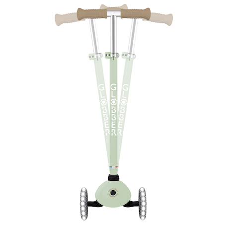 Trottinette enfant avec roues lumineuses, de 3 à 7 ans, Primo Lights signature Taupe+Vert sauge 11 - vertbaudet enfant 