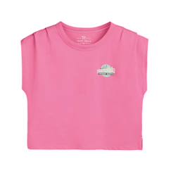 -T-shirt fille manches courtes motel
