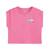 T-shirt fille manches courtes motel Rose 1 - vertbaudet enfant 