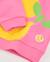 Sweat-shirt fille en maille avec fermeture à l’épaule Rose 4 - vertbaudet enfant 
