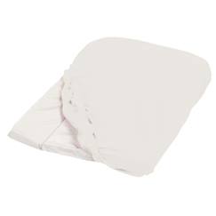 -Housse de matelas à langer blanc éponge  50x75cm