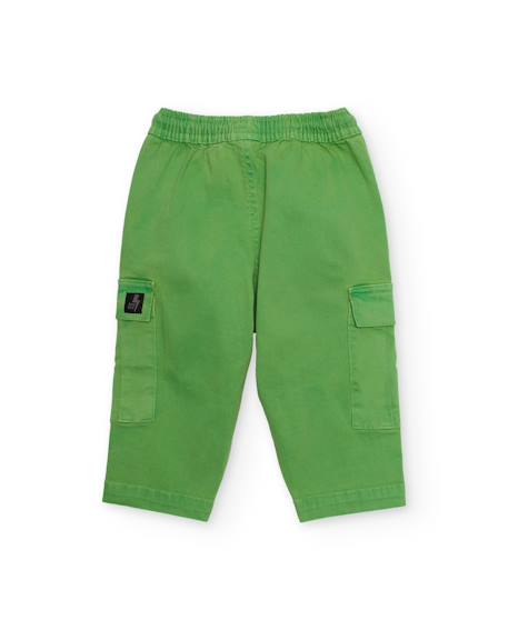 Pantalon garçon style cargo Vert 2 - vertbaudet enfant 