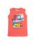 T-shirt garçon en maille avec imprimé photographique Orange 1 - vertbaudet enfant 