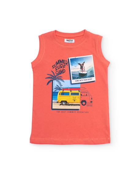 Garçon-T-shirt garçon en maille avec imprimé photographique