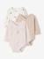 Lot de 3 bodies naissance manches longues cappuccino 1 - vertbaudet enfant 