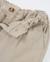 Pantalon garçon en tissu uni avec taille élastique Beige 3 - vertbaudet enfant 