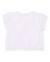 T-shirt fille en maille avec fleur en relief Blanc 2 - vertbaudet enfant 