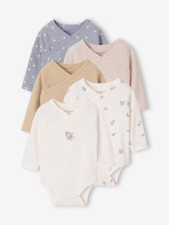 Bébé-Body-Lot de 5 bodies bébé garçon manches longues