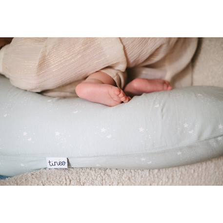 Coussin d'allaitement et de grossesse étoiles Vert d'eau 3 - vertbaudet enfant 