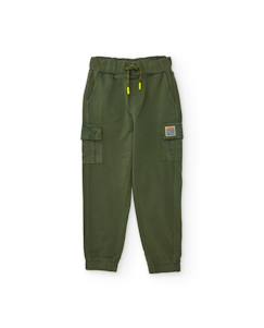 Pantalon garçon en maille avec poches cargo  - vertbaudet enfant