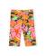 Legging fille en maille avec imprimé floral grand format Orange 2 - vertbaudet enfant 