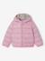 Doudoune fille légère à capuche lilas+marine+prune+rose+vert de gris 1 - vertbaudet enfant 