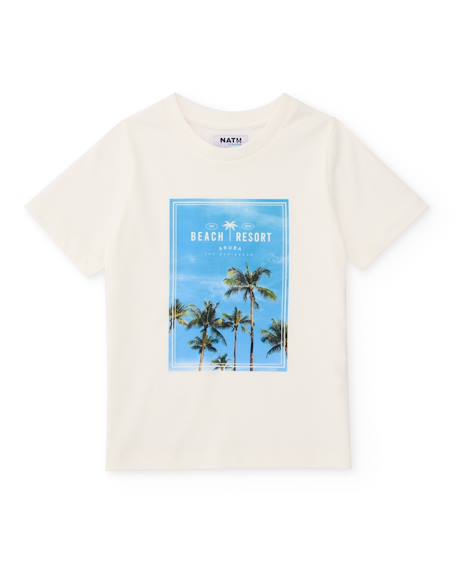 Garçon-T-shirt garçon en maille avec imprimé photo