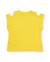 T-shirt fille en maille avec épaules ajourées Jaune 2 - vertbaudet enfant 