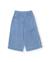 Pantalon pour fille en tissu en denim clair Bleu 2 - vertbaudet enfant 
