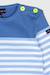Marinière bébé - coton épais Blanc/ placid blue/ federa 2 - vertbaudet enfant 