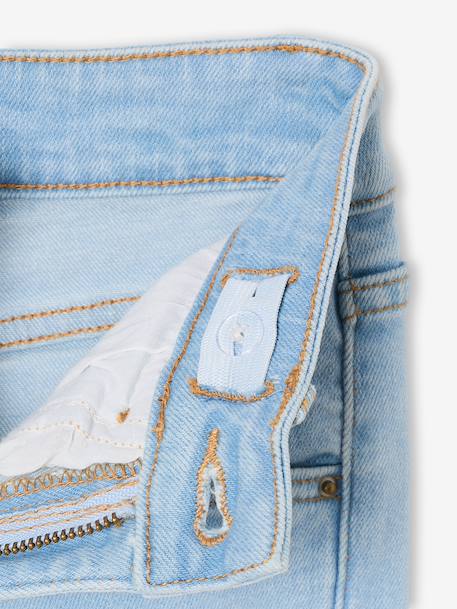 Jean flare fille bleu clair+bleu moyen+denim gris 3 - vertbaudet enfant 