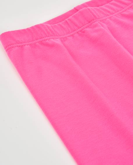 Legging fille en maille avec motif brodé Rose 3 - vertbaudet enfant 